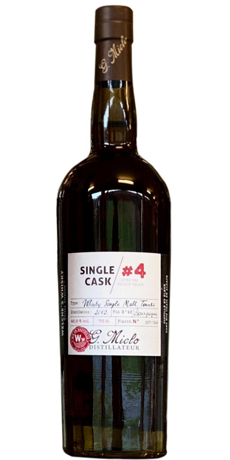 Welche's Whisky 2012  Single Cask #4 Tourbé