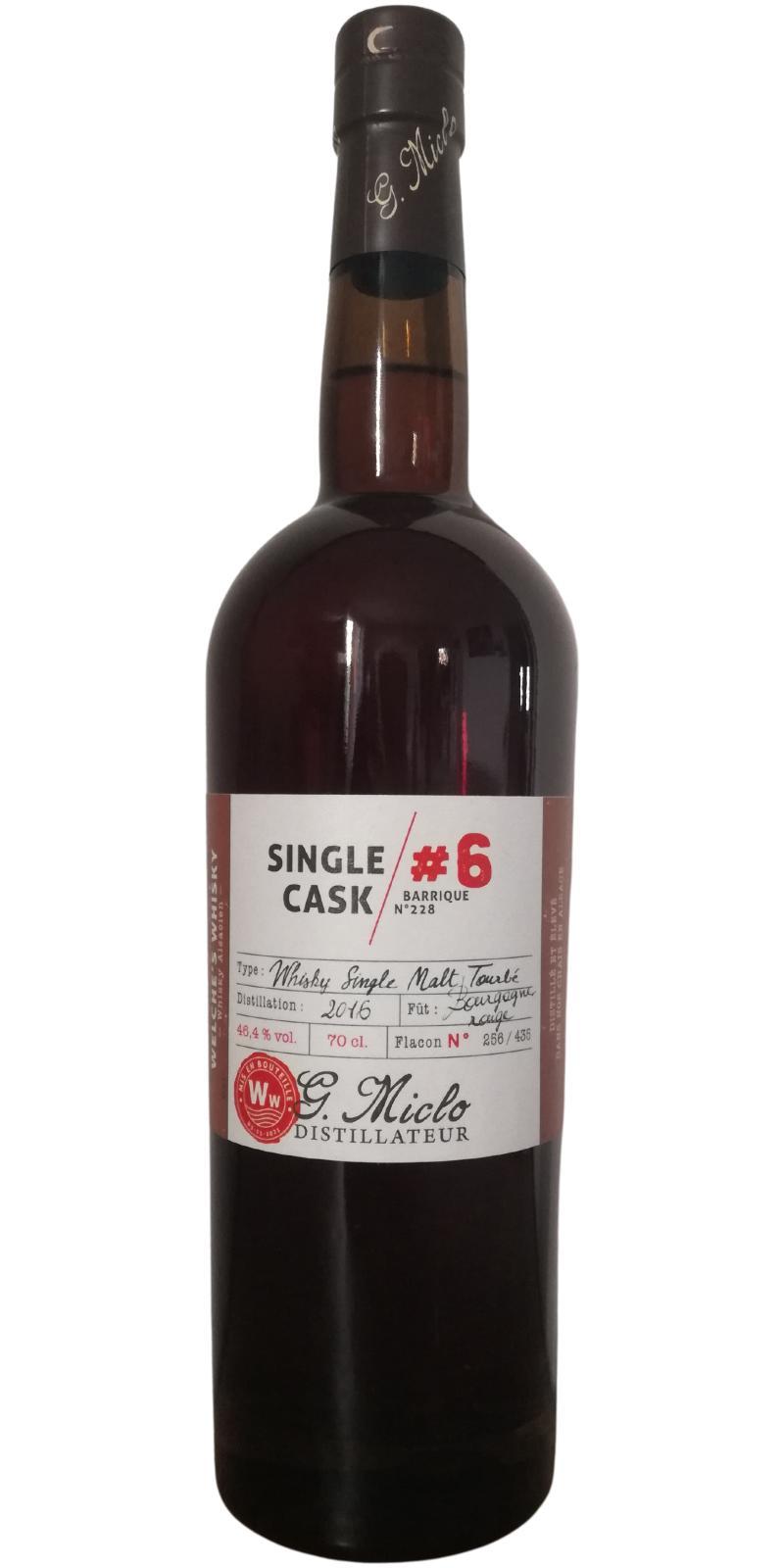 Welche's Whisky 2016  Single Cask #6