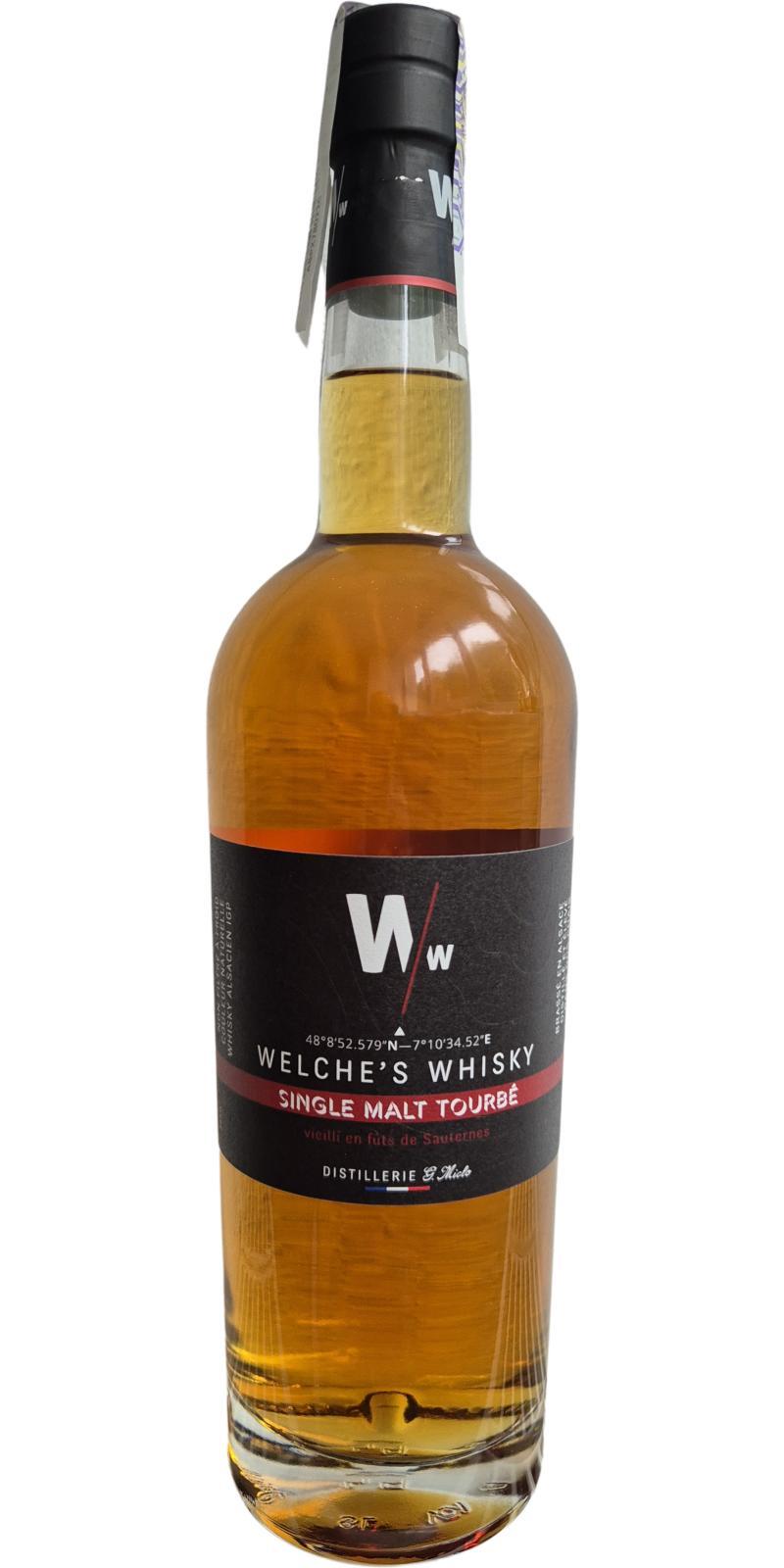 Welche's Whisky Single Malt Tourbe
