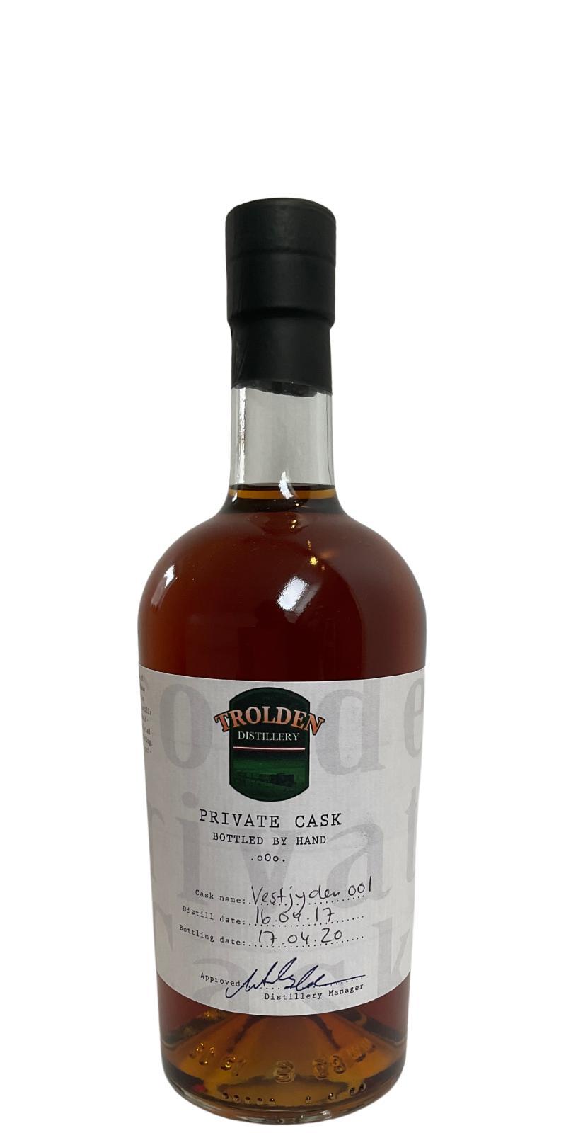 Trolden Vestjyden 001  Private Cask