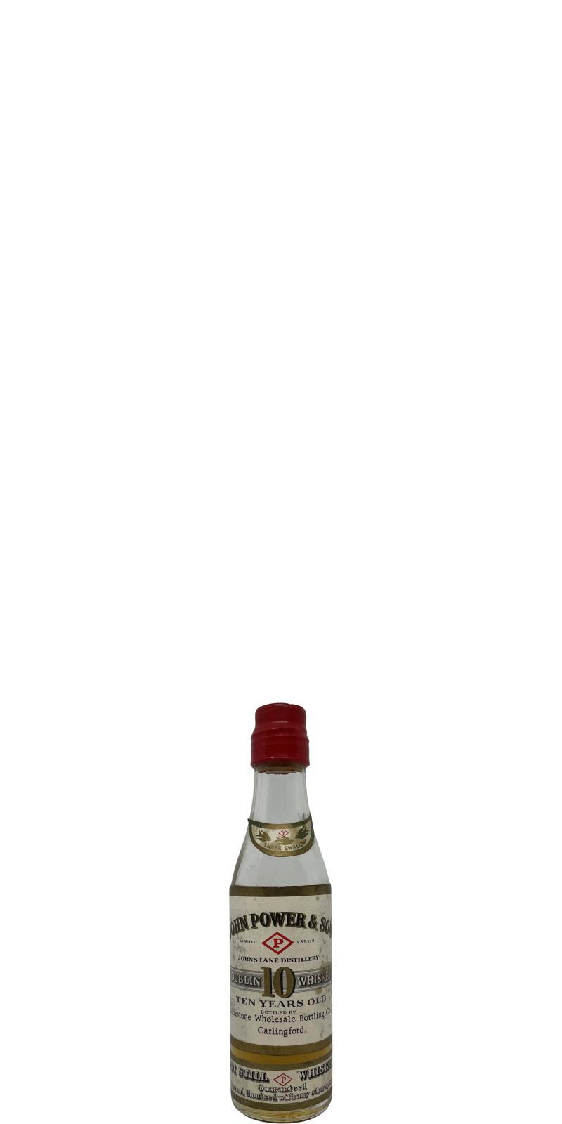 Powers 10-year-old  Dublin Whiskey Miniature