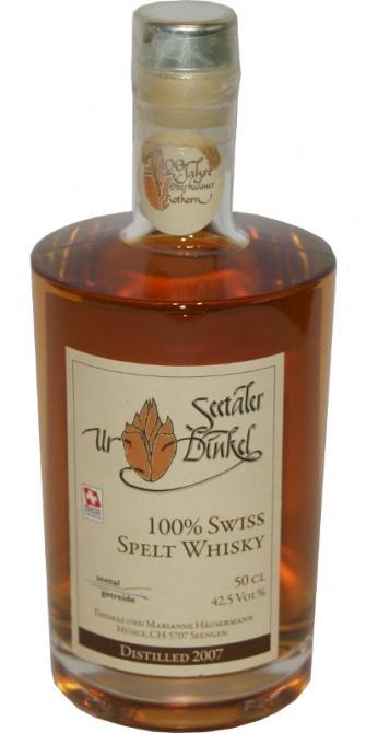 Seetaler Ur-Dinkel 2007  100% Swiss Spelt Whisky