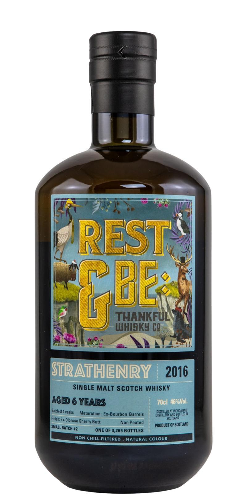 Strathenry 2016 RBTW  Small Batch #2