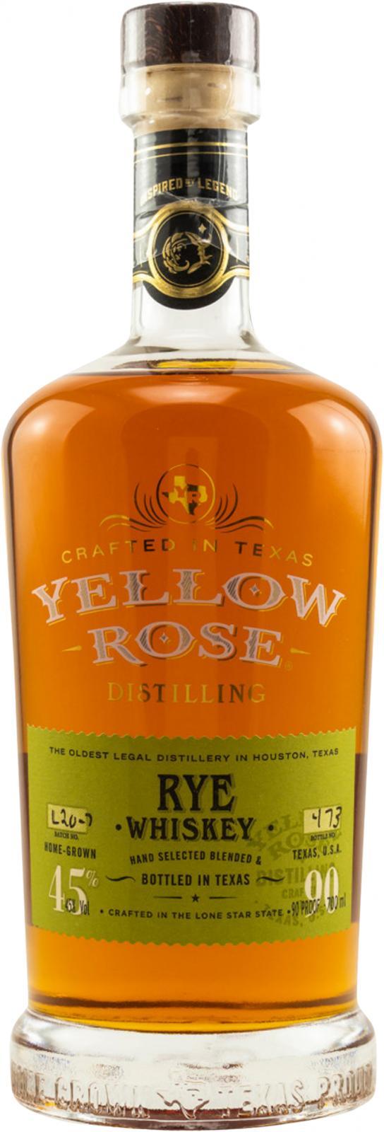 Yellow Rose (US) Rye Whiskey