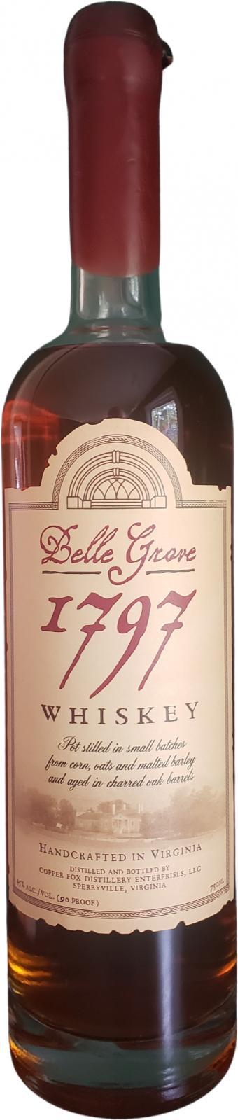 Belle Grove 1797 Whiskey