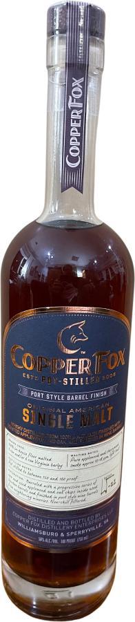Copper Fox Original American Single Malt