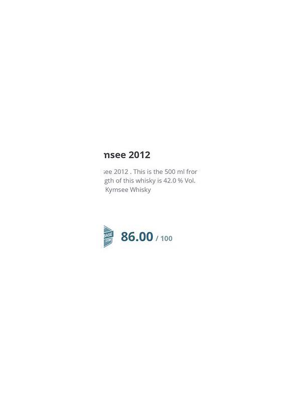 Kymsee 2012  Limitierte Edition