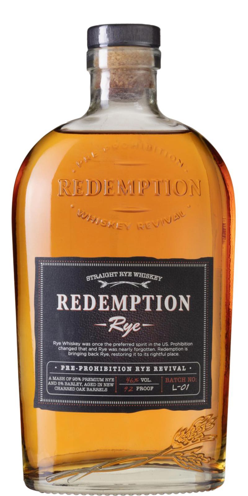 Redemption Rye  Pre-Prohibition Rye Revival