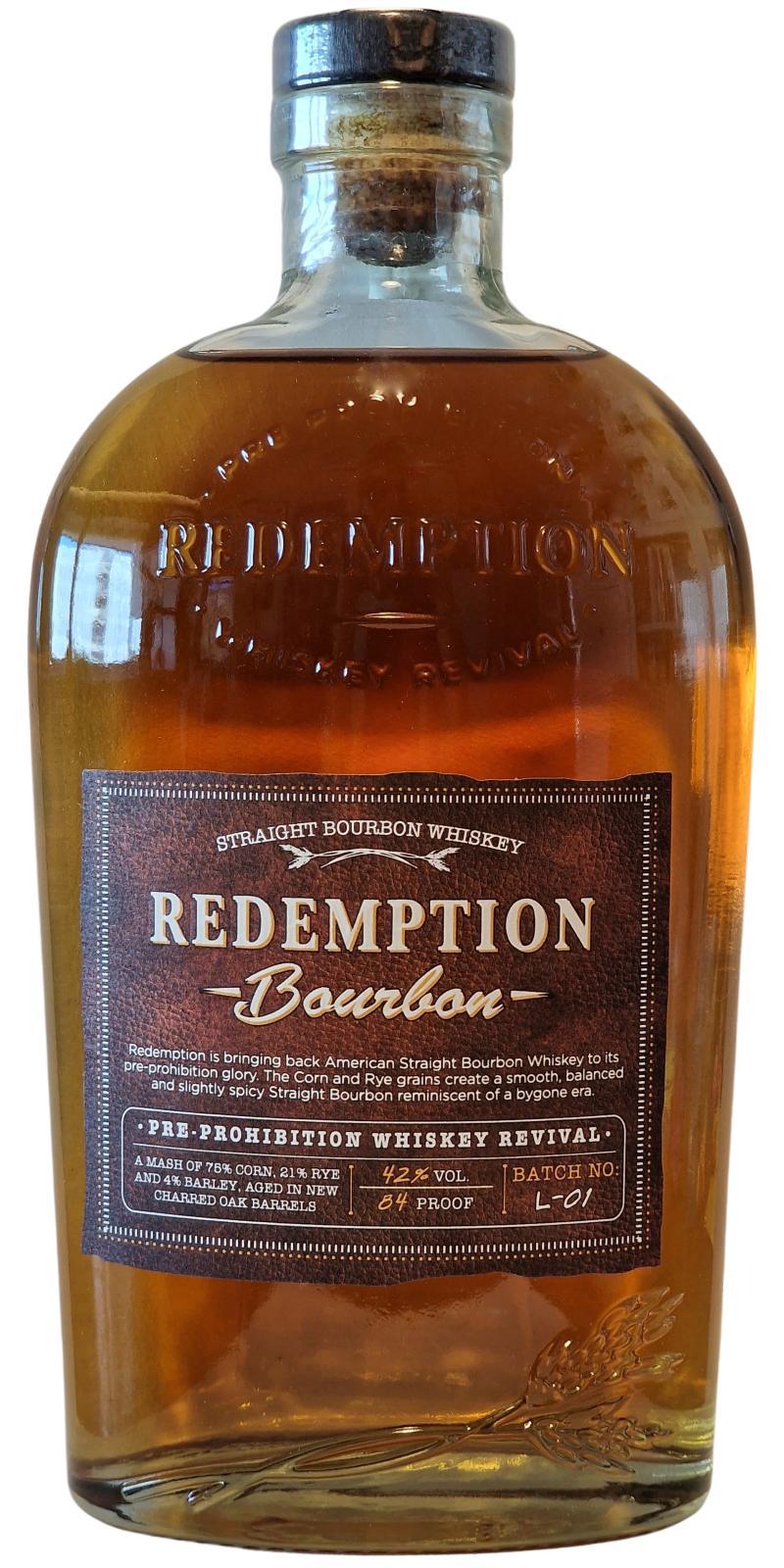 Redemption Straight Bourbon Whiskey