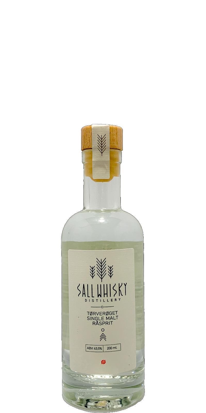 Sall Whisky 2020  Tørverøget Single Malt Råspirit