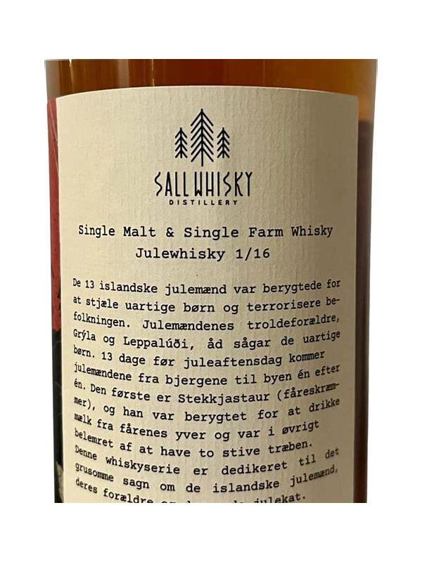 Sall Whisky Stekkjastaur Julewhisky 1/16  Julewhisky