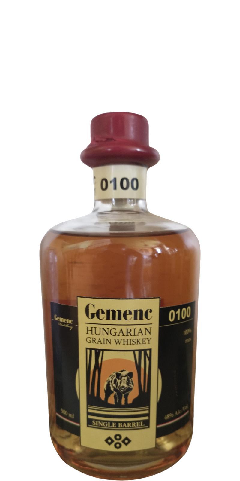 Gemenc Hungarian Grain Whiskey  Single Barrel