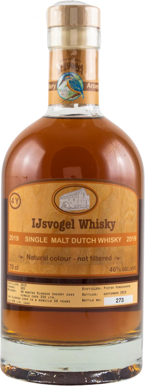 De IJsvogel 2015  Single Malt Dutch Whisky