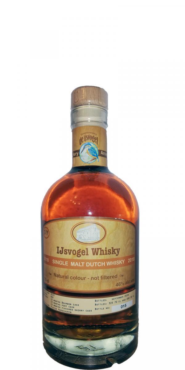 De IJsvogel 2015  Single Malt Dutch Whisky