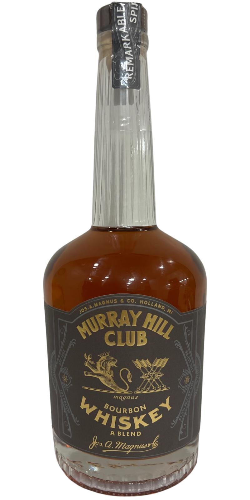 Joseph Magnus Murray Hill Club  Bourbon Whiskey