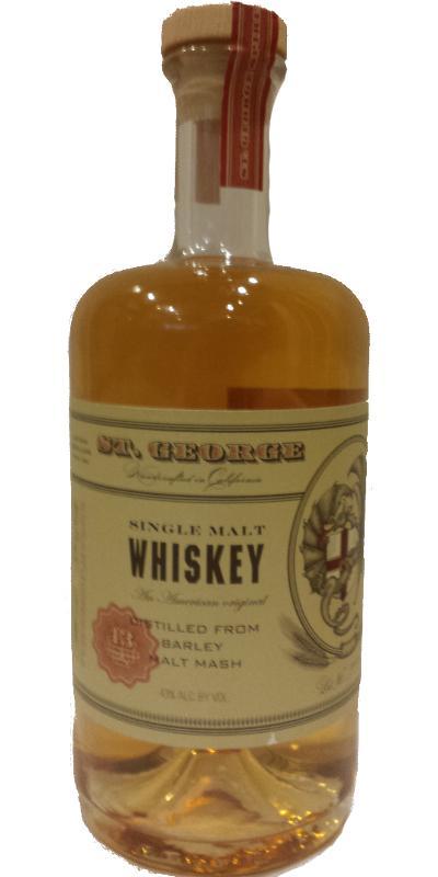 St. George Spirits Lot 14  Single Malt Whiskey