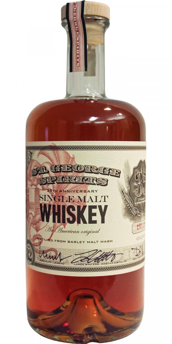 St. George Spirits 35th Anniversary Single Malt Whiskey