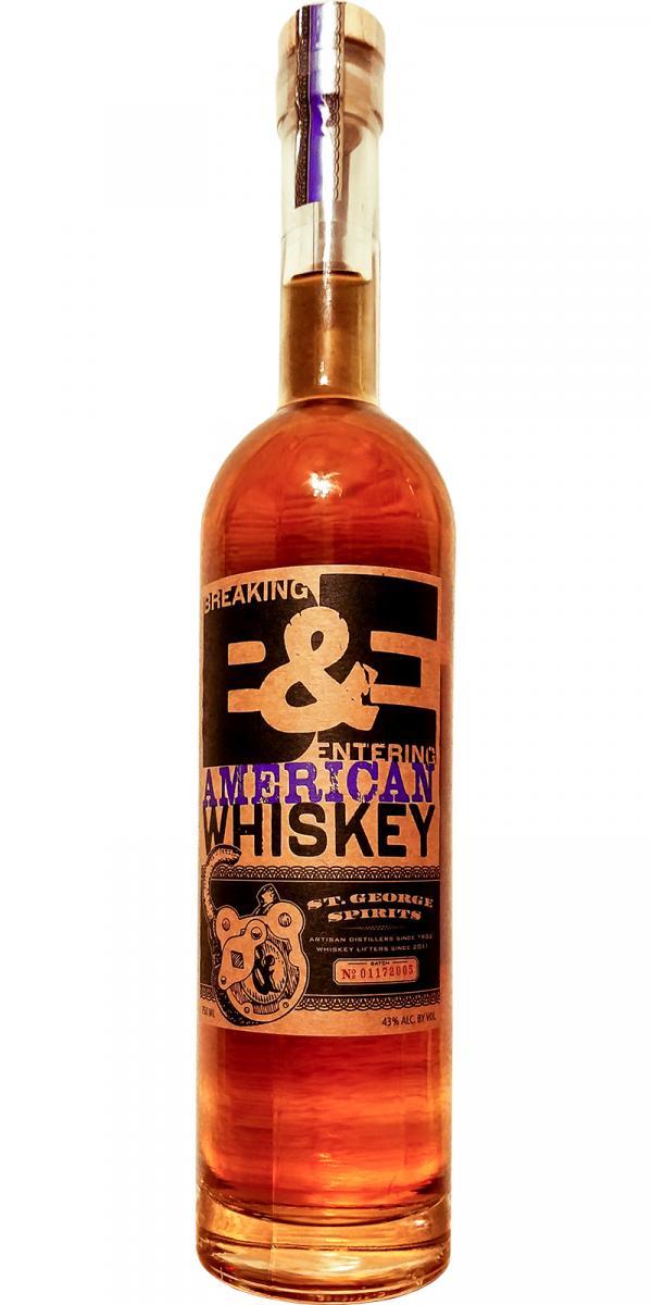 St. George Spirits B&E American Whiskey