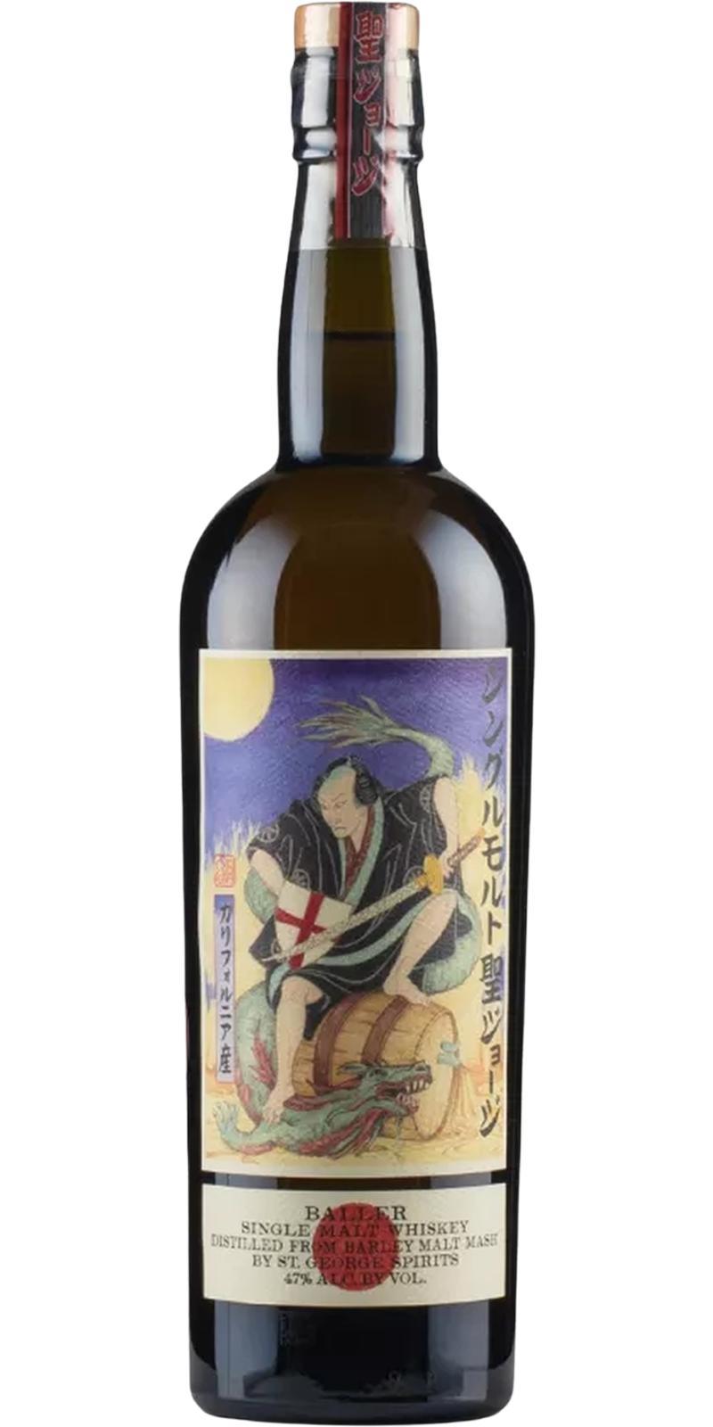 St. George Spirits Baller Single Malt Whiskey