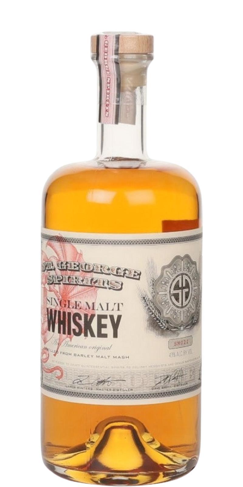 St. George Spirits Lot 21  Single Malt Whiskey