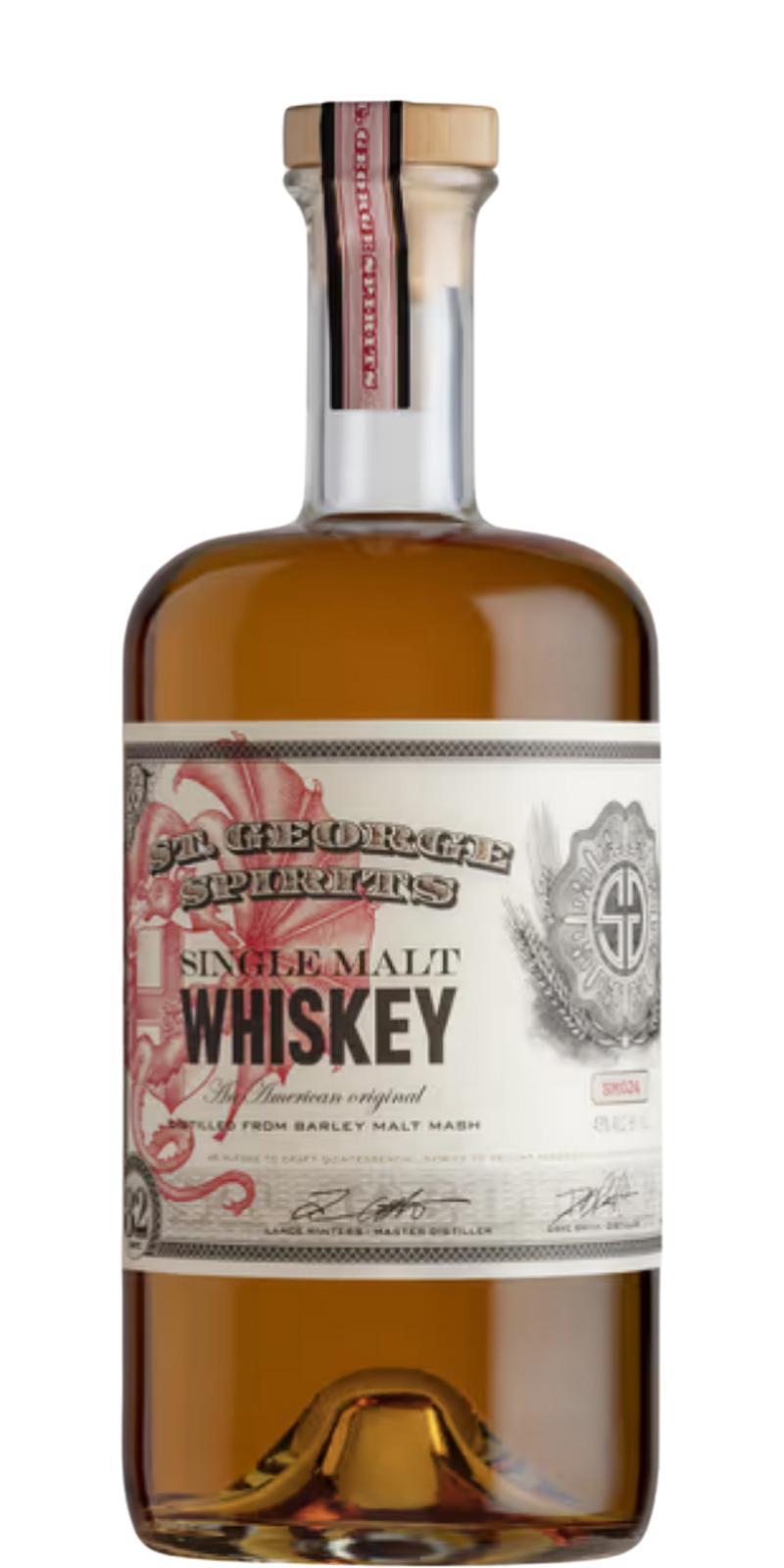 St. George Spirits Single Malt Whiskey  SM024