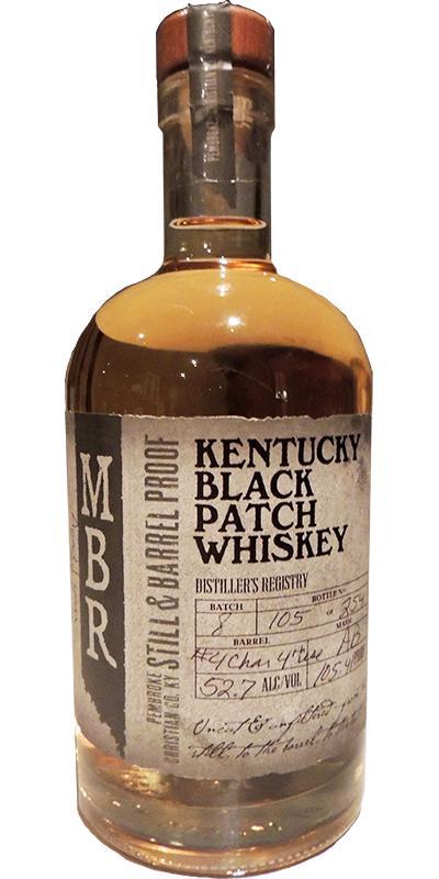 MB Roland Kentucky Black Patch Whiskey  Still & Barrel Proof