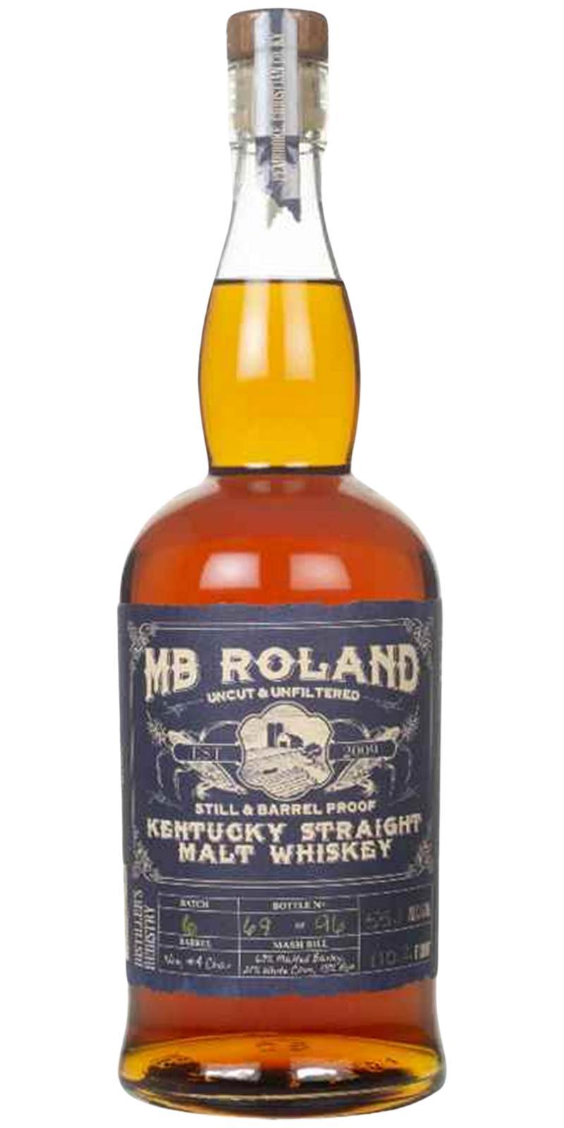 MB Roland Straight Malt Whiskey