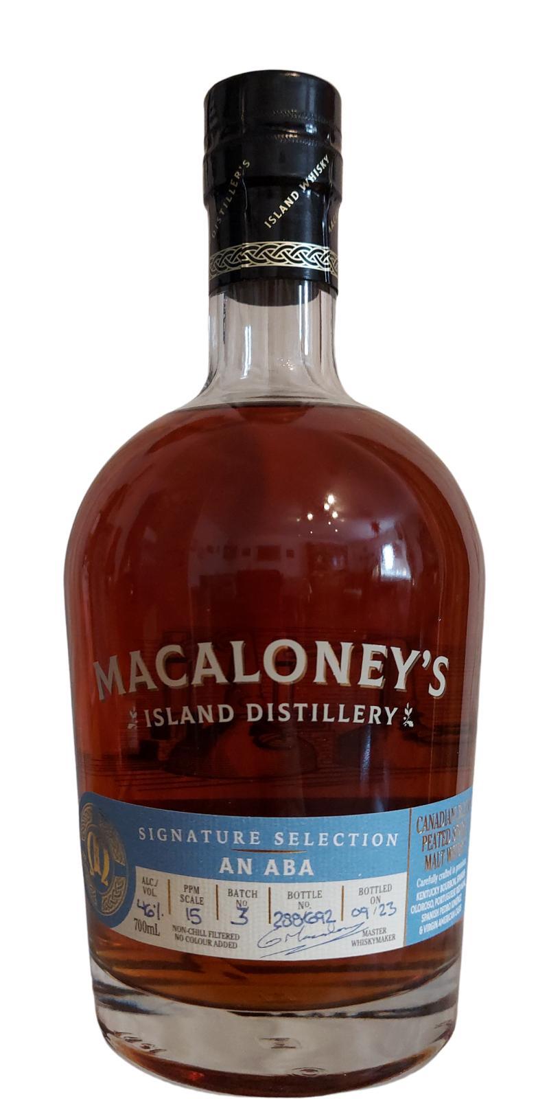 Macaloney's An Aba  Signature Selection