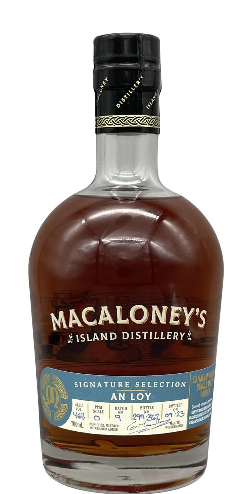 Macaloney's An Loy  Signature Selection