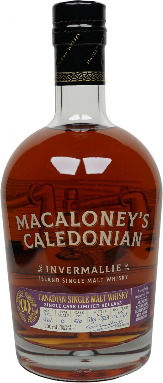 Macaloney's Invermallie  Single Cask