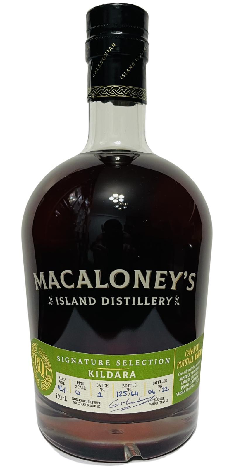 Macaloney's Kildara  Signature Selection