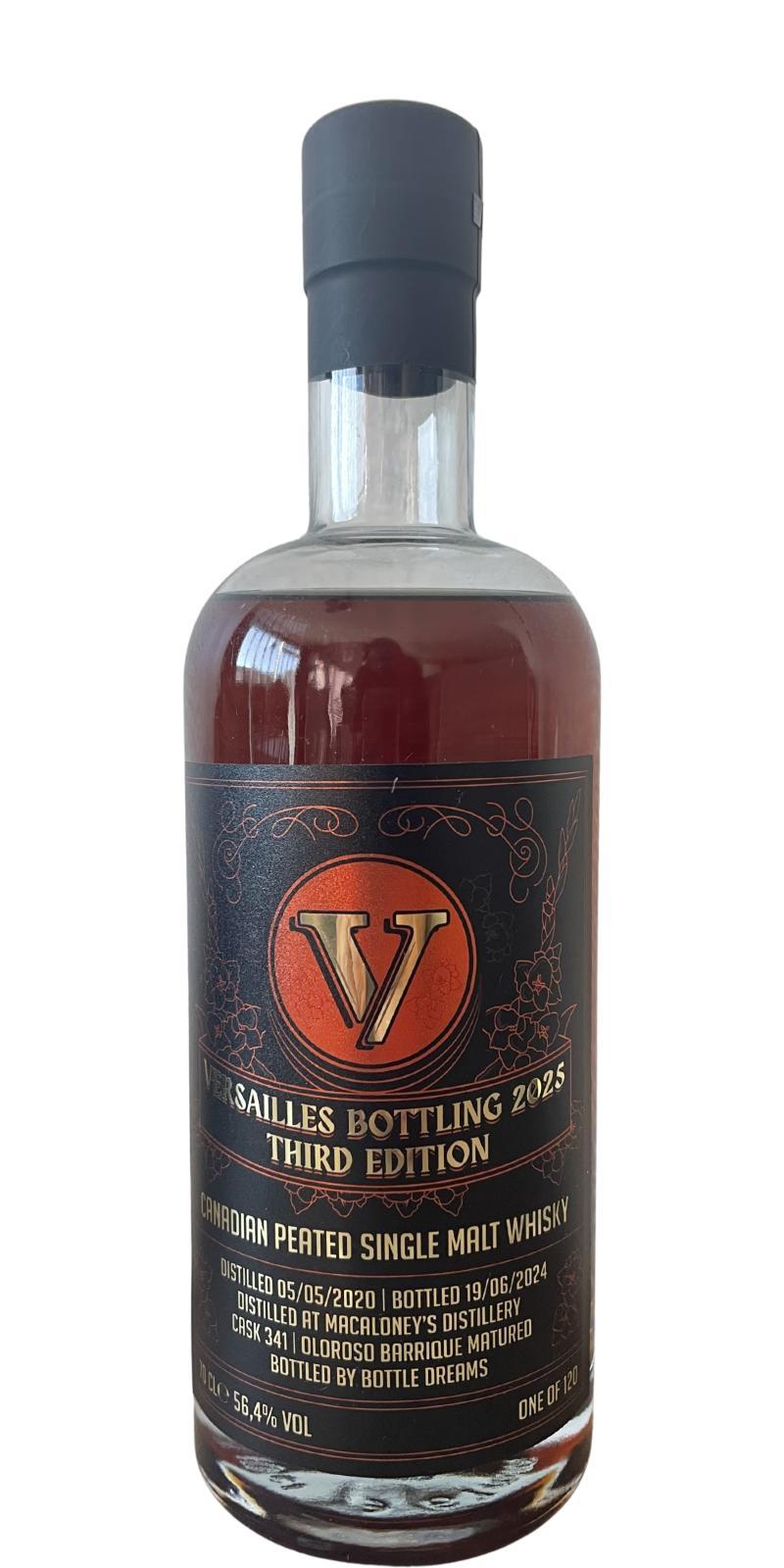 Macaloney's 2020 BtlD  Versailles Bottling 2025 - Third Edition