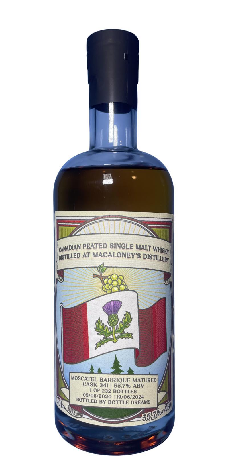 Macaloney's 2020 Btld  Canadian peated