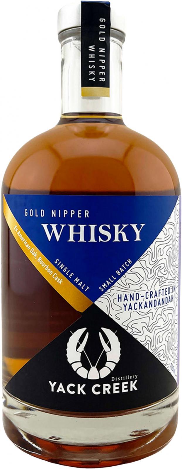 Yack Creek Gold Nipper Whisky  Small Batch 007