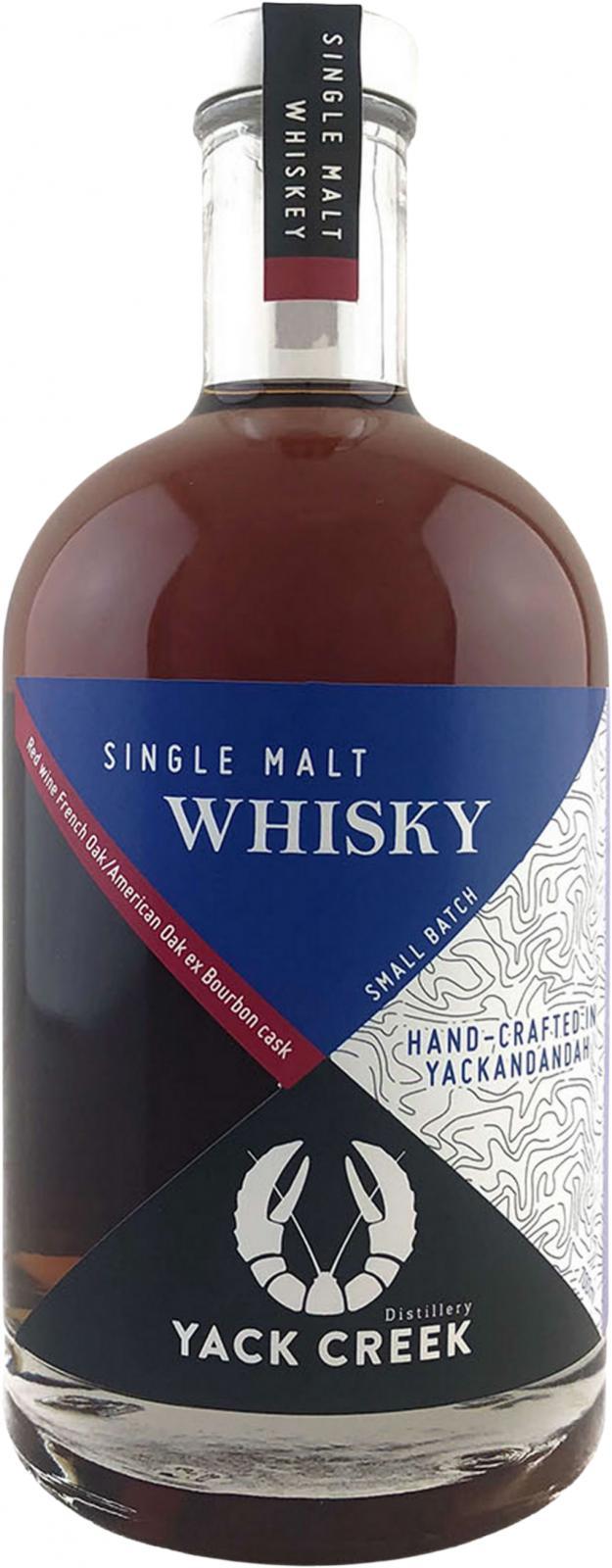 Yack Creek Single Malt Whisky  Small Batch 001