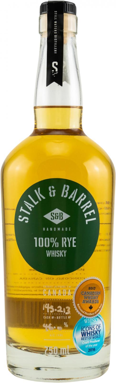 Stalk & Barrel 100% Rye  Single Cask