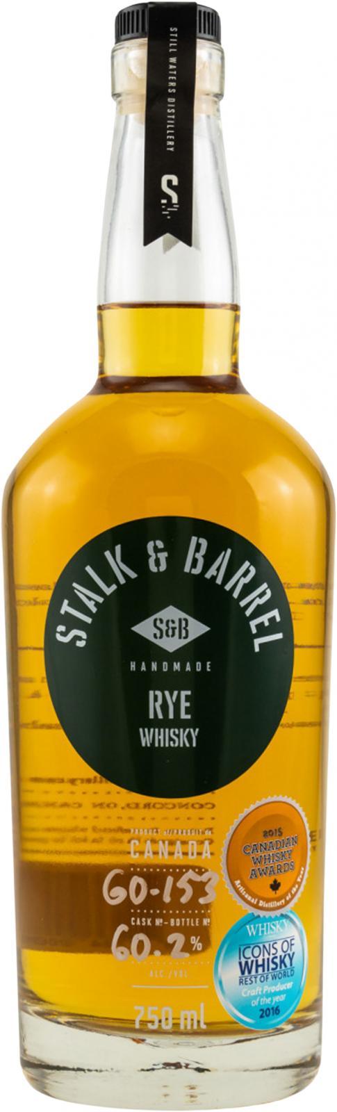 Stalk & Barrel Rye Whisky  Cask Strength