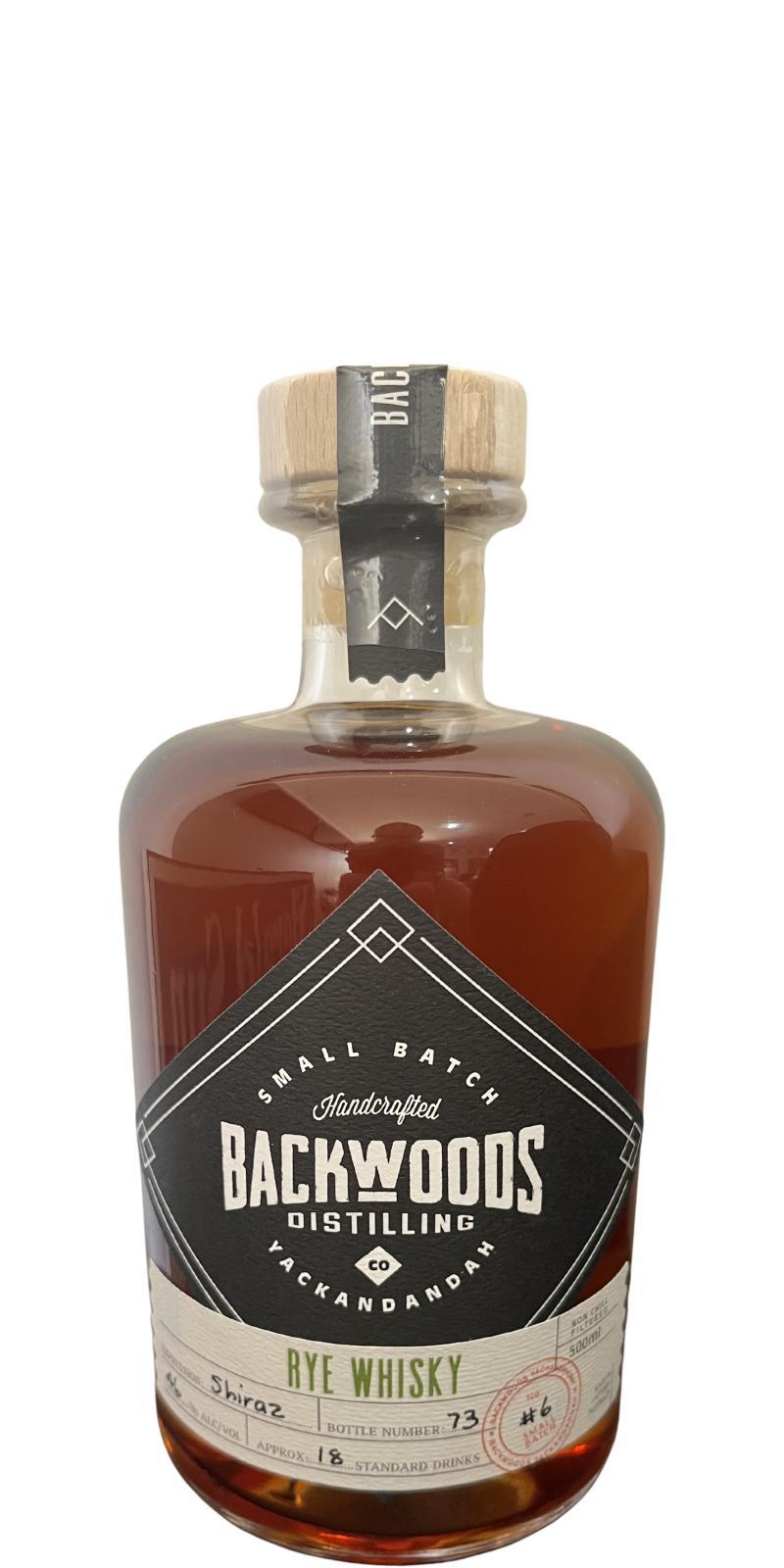 Backwoods Distilling Rye Whisky