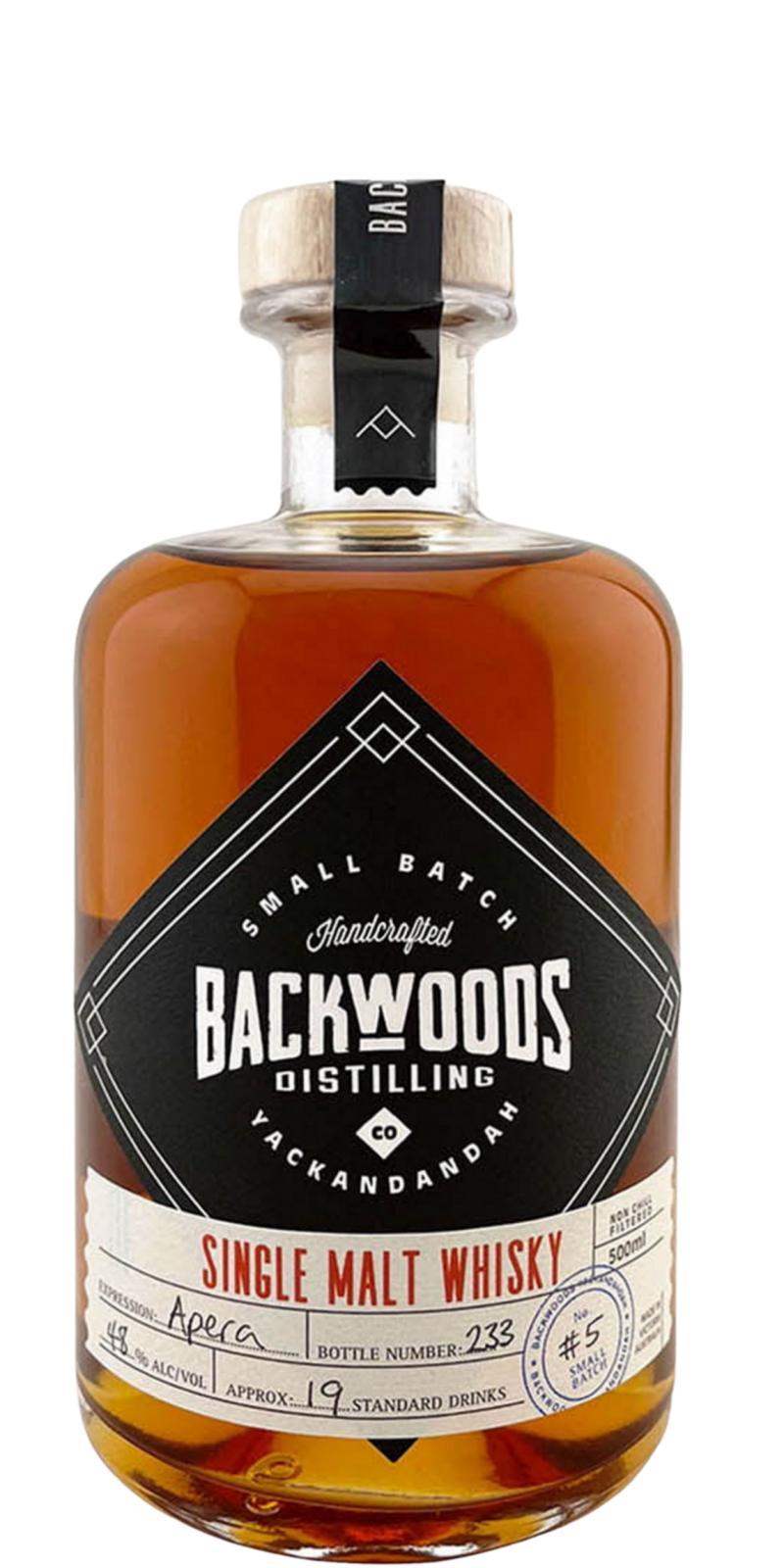 Backwoods Distilling Single Malt Whisky Small Batch