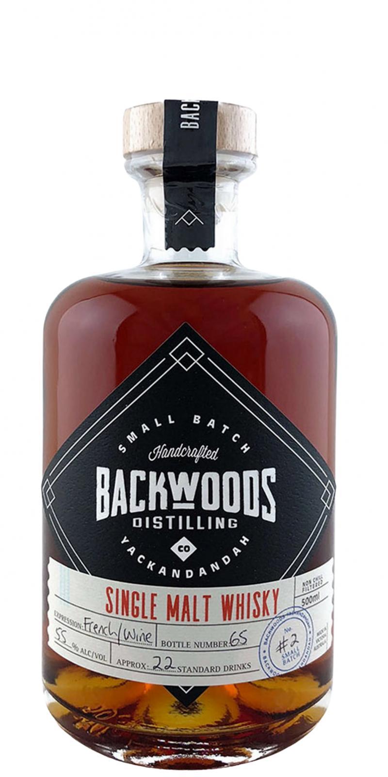 Backwoods Distilling Single Malt Whisky Small Batch