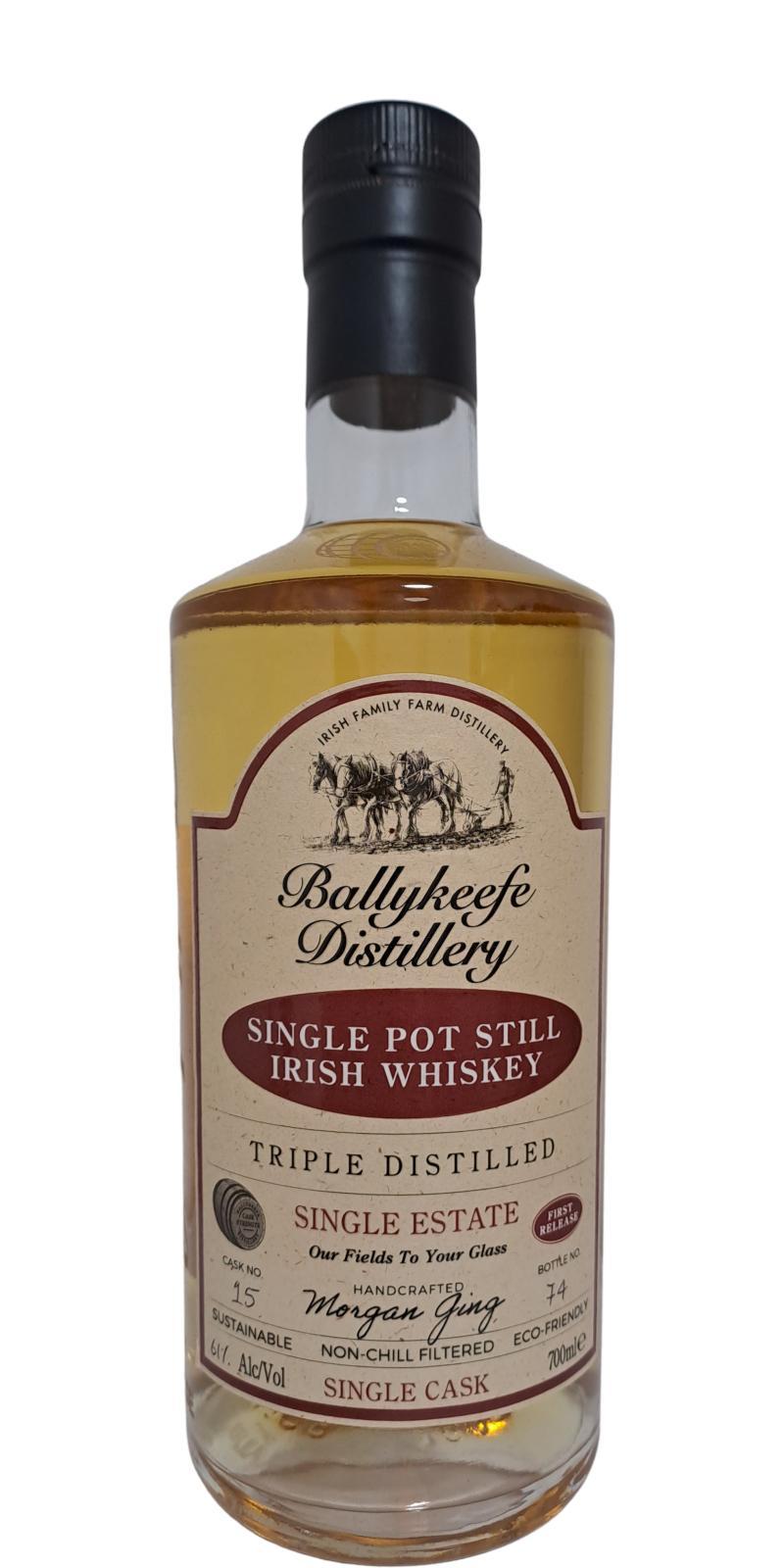 Ballykeefe Distillery 2017 Single Pot Still Irish Whiskey