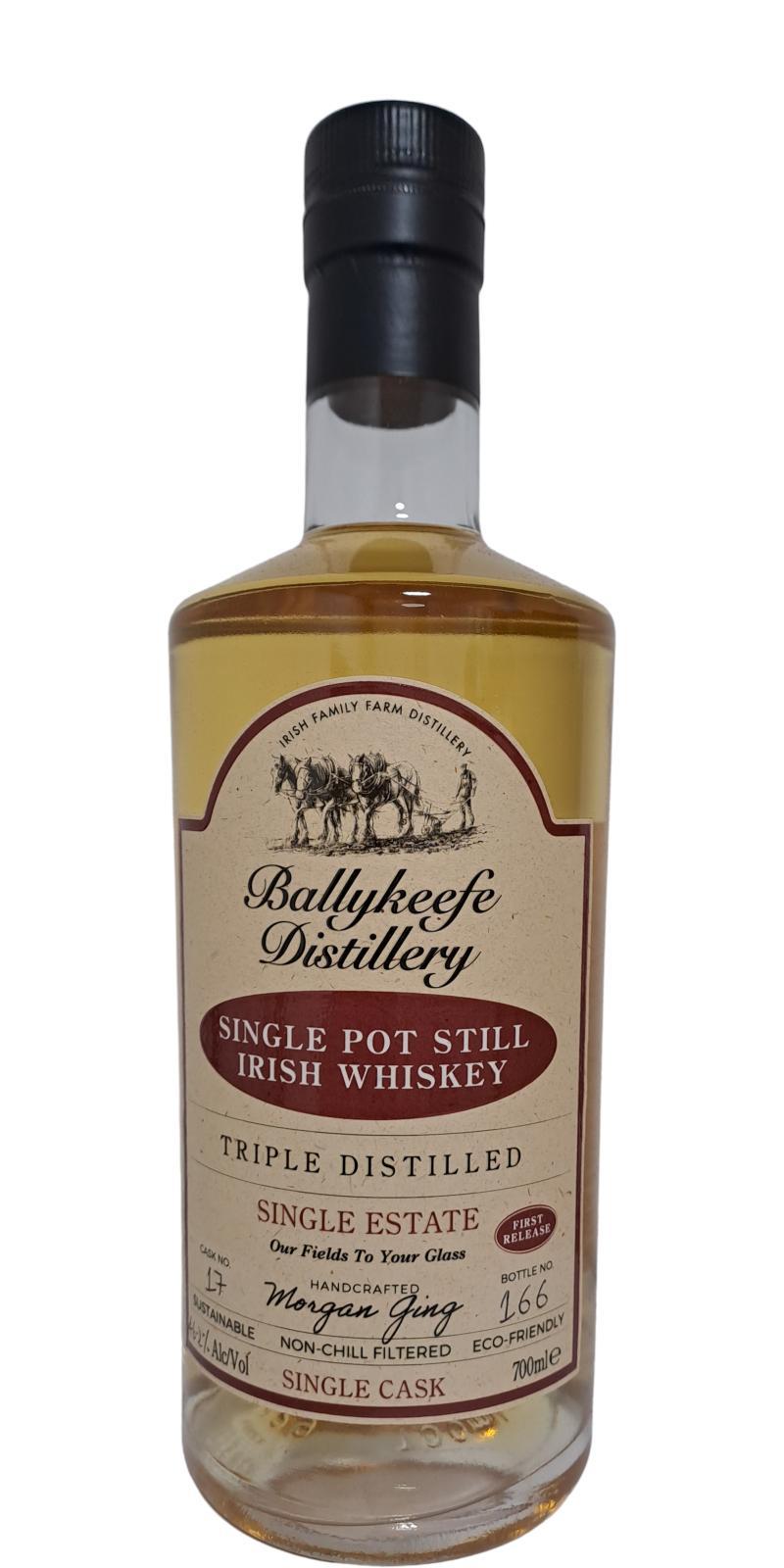 Ballykeefe Distillery 2017 Single Pot Still Irish Whiskey