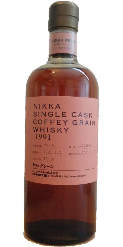 Nikka 1991  Single Cask Coffey Grain