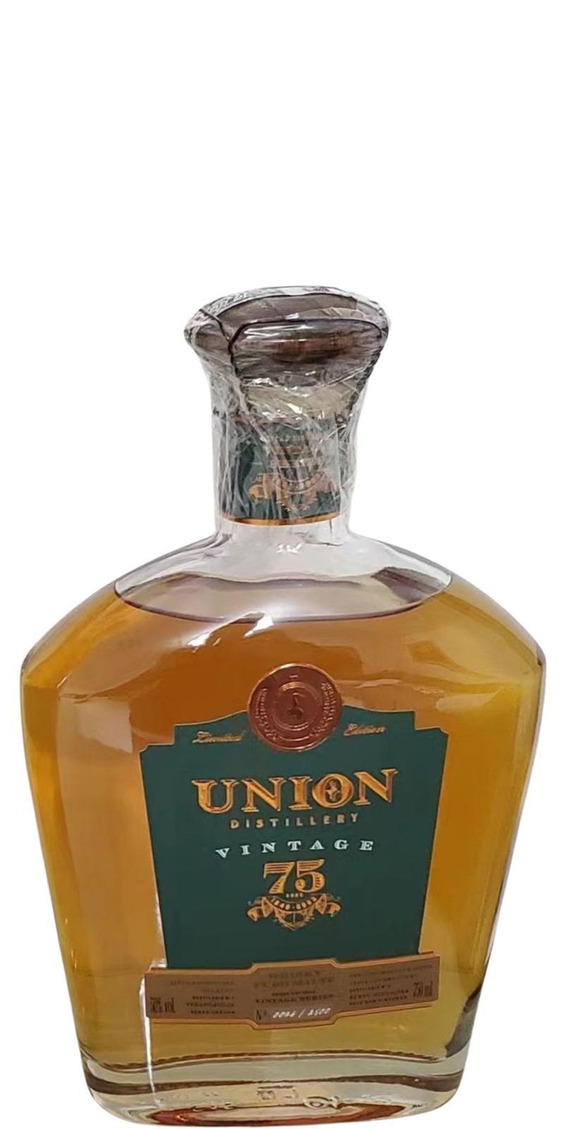 Union Distillery Pure Malt  Vintage Series