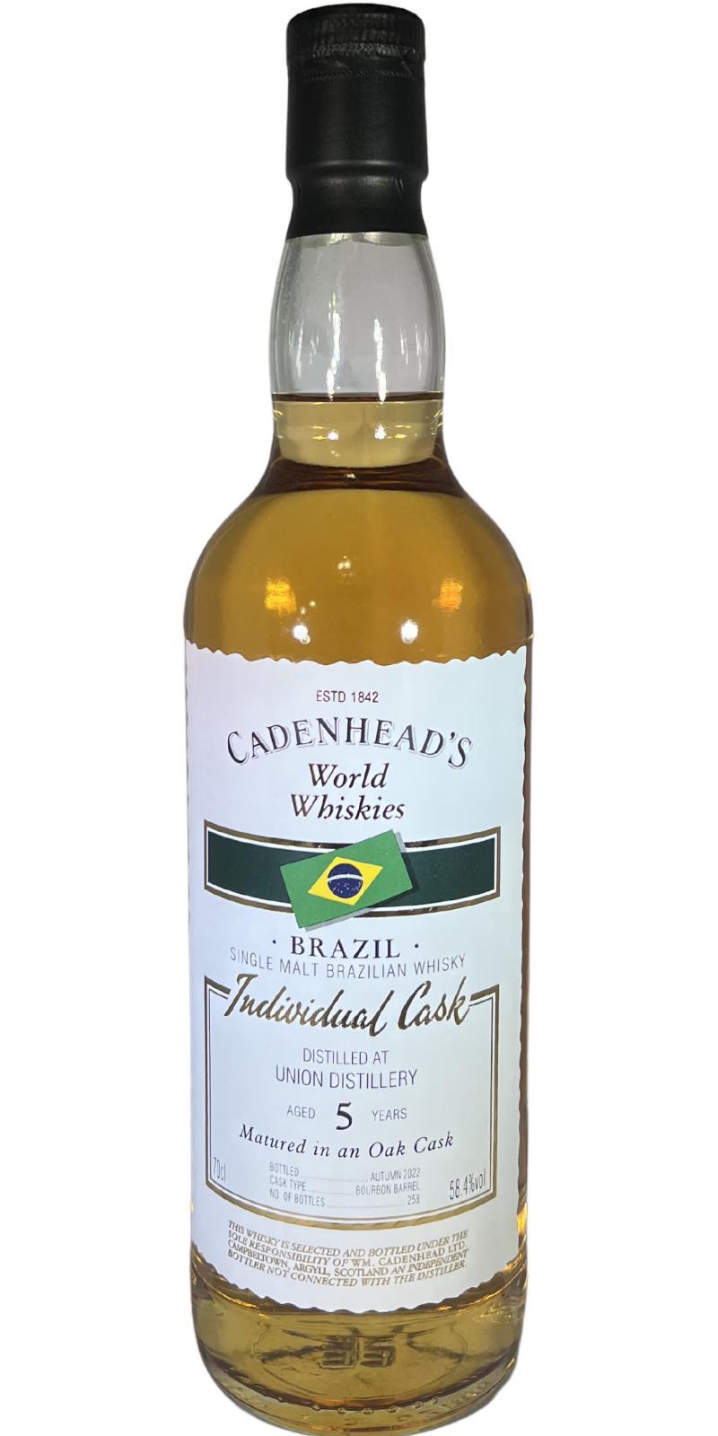 Union Distillery 05-year-old CA  World Whiskies