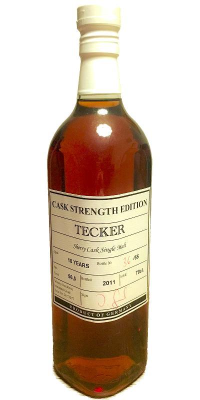 Tecker 10-year-old  Cask Strength Edition