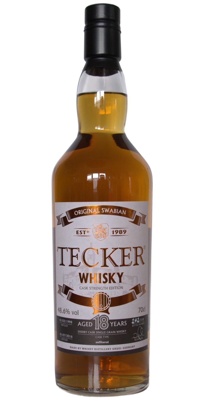 Tecker 18-year-old  Cask Strength Edition