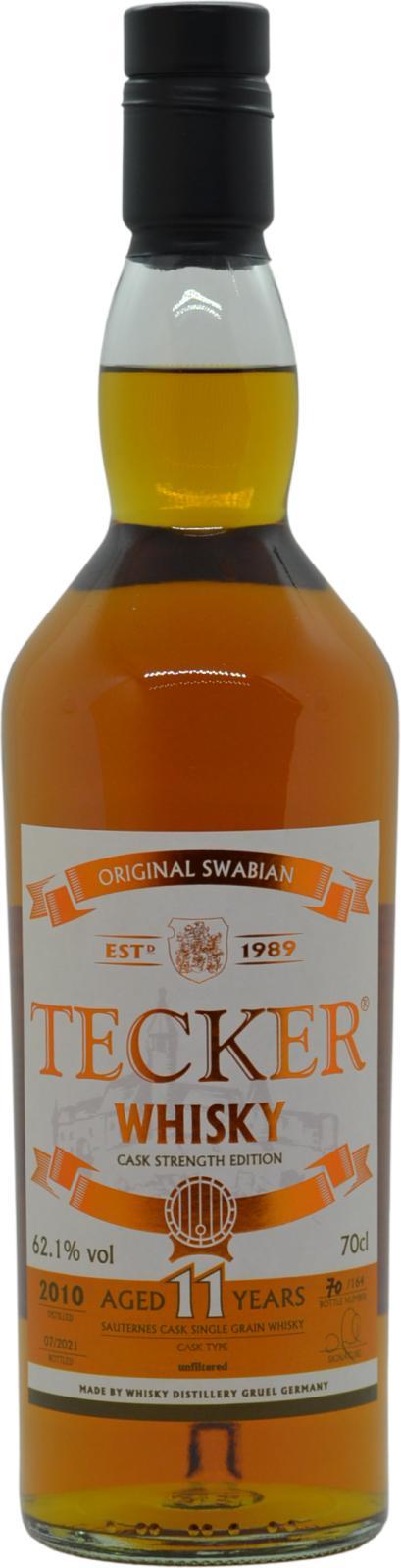 Tecker 2010  Cask Strength Edition