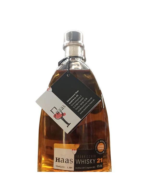 Haas Fränkischer Whisky 21  Amerikanische Weisseiche