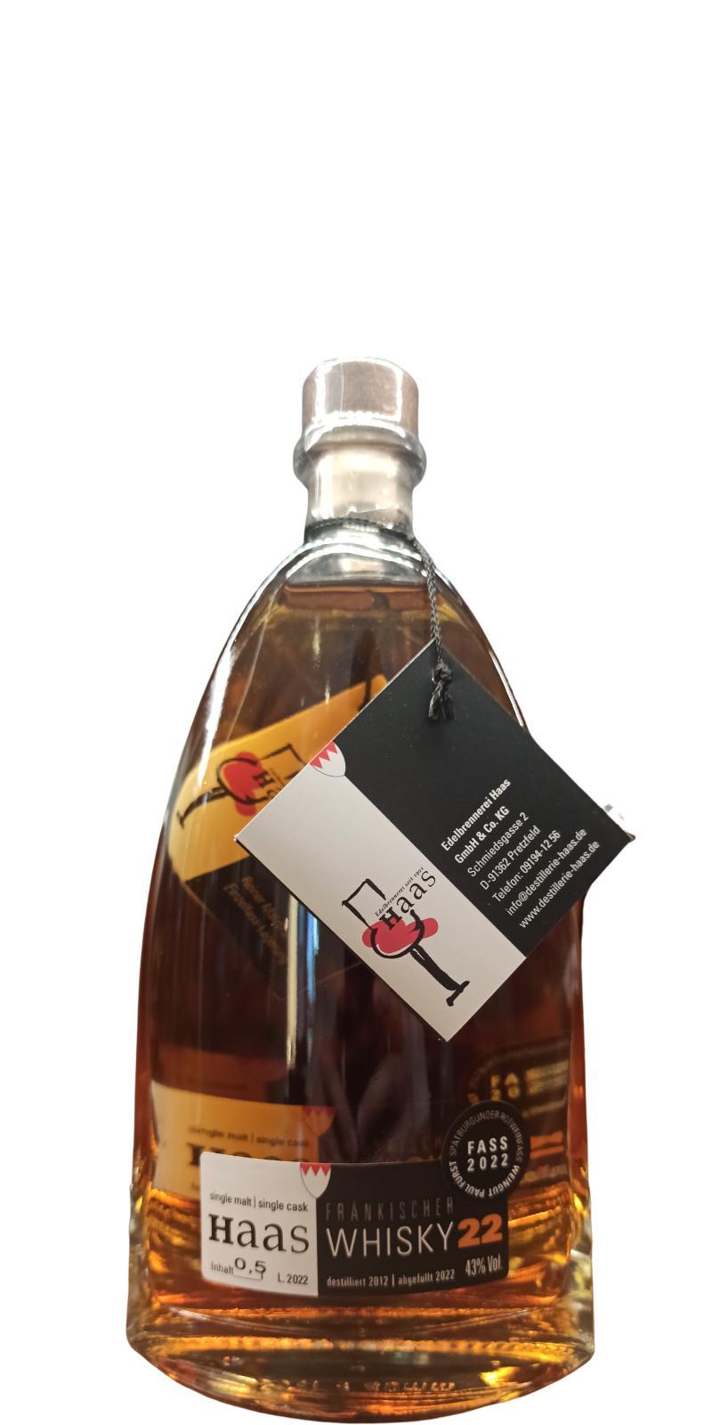 Haas Fränkischer Whisky 22